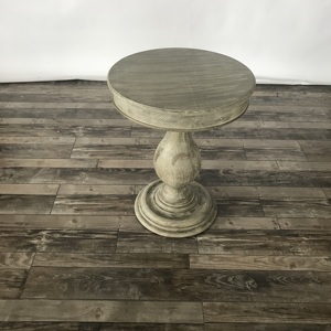 Nuovo Design francese antico mobili provinciale <span class=keywords><strong>vintage</strong></span> rustico <span class=keywords><strong>legno</strong></span> di quercia <span class=keywords><strong>tavolino</strong></span> rotondo - Product Image 3