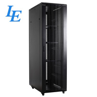 Estante de servidor para ordenador, gabinete de servidor de 19 pulgadas, fácil instalación, 17- 42U