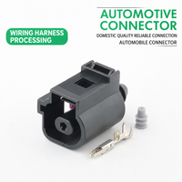 Connecteur arrière automobile Haidie mâle/femelle en cuivre 1P, pince de capot, connexions de câblage 5V 5A 5500/5600