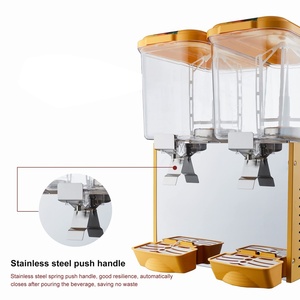 Máquina Expendedora Automática Comercial de Bebidas Frías de 3L/6L/12L/15L, Máquina de Granizados Negra Plateada para Hotel - Product Image 3