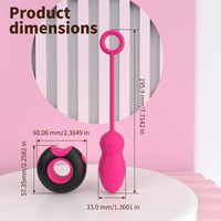 Boules de Kegel avec télécommande, boules Ben Wa lestées pour exercices du plancher pelvien, jouet sexuel pour femmes pour le renforcement vaginal