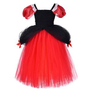 Nueva llegada <span class=keywords><strong>reina</strong></span> roja <span class=keywords><strong>de</strong></span> <span class=keywords><strong>corazones</strong></span> tutú vestido corsé conjunto hecho Halloween Hada Cosplay disfraz - Product Image 4