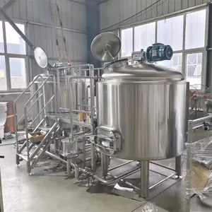 Máquina de fabricación de cerveza, alta calidad, 500L, 5HL, gran oferta