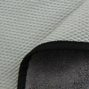 ผ้าเช็ดจานไมโครไฟเบอร์ลายเกล็ดปลา ผ้าขนหนูไมโครไฟเบอร์ ซับน้ำได้ดี ผ้าทำความสะอาดแบบไม่ใช้น้ำมัน ใช้งานได้สองด้าน - Product Image 4