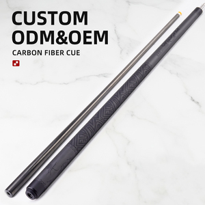 ไม้คิวคาร์บอนไฟเบอร์คุณภาพสูงแบบใหม่ หัวคิวขนาด 11.5 มม./12.5 มม. ข้อต่อ 1/2  ด้ามคิวบิลเลียดคาร์บอน  ขายตรงจากโรงงาน - Product Image 2