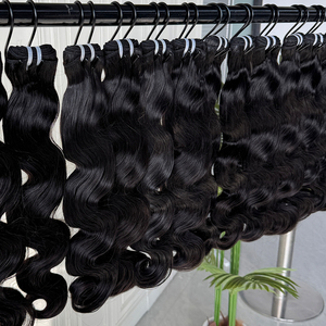 ผมมนุษย์แท้แบบ Body Wave สีธรรมชาติ เนื้อนุ่ม หนาแน่น แบบ Double Weft ขายส่งสำหรับต่อผม - Product Image 2