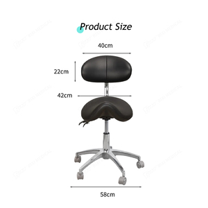 Silla de odontología Attel Hocker Sattel Typ médico de fábrica Pu Dental Doppels - Product Image 6