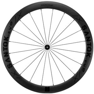 Juego de Ruedas de Carbono SANTOK 700C, Apto para Bujes HG y XDR, <span class=keywords><strong>Tipo</strong></span> Tubular para Freno de Llanta - Product Image 1