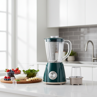 Appareils de cuisine Jizya Licuadora 2026 Vente flash Mixeur multifonction à vitesse variable Lames en acier inoxydable 250W