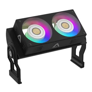 ALSEYE cpu cooler ventola di raffreddamento della memoria del flusso d'aria del Computer con dissipatore di calore in alluminio ARGB AURA SYNC e doppio dispositivo di raffreddamento delle ventole PWM