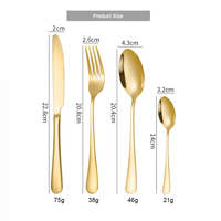 Ensemble de couverts en acier inoxydable 18/0, 24 pièces, finition miroir, service pour 6 personnes, boîte cadeau en cuir avec logo personnalisé, couteau, fourchette, cuillère