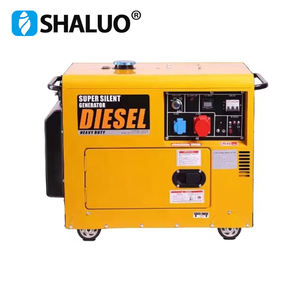 3kw 4.6kw 5kw 5.5kw 6kw 6.5kw 7kw 7.5kw 8kw 8.5kw refrigerado por aire 5kva 10kVA solo 3 fases grupos electrógenos diesel silenciosos - Product Image 1