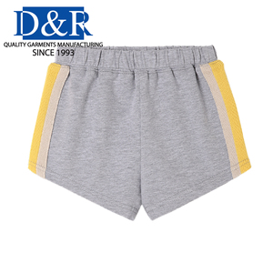 Pantalones Cortos Casuales para Niños, Transpirables, Holgados, de Poliéster/Algodón, con Cordón Ajustable, Cintura Media, Estampado a Rayas, Pantalones Cortos de Moda - Product Image 2