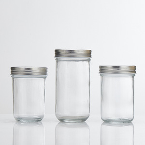 Tapering 8oz 250ml Glass <strong>Mason</strong> <strong>Jar</strong> For Jam Chocolate Butter Spreading