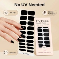 Huizi – Nouveaux Wraps d'ongles en gel longue tenue sans UV, prix de gros, pas besoin de lampe UV