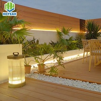HOYEAH Vente à chaud de terrasses en bois massif coextrudé et en plastique imperméable et durable pour terrasses décoratives extérieures Planches de terrasses en WPC