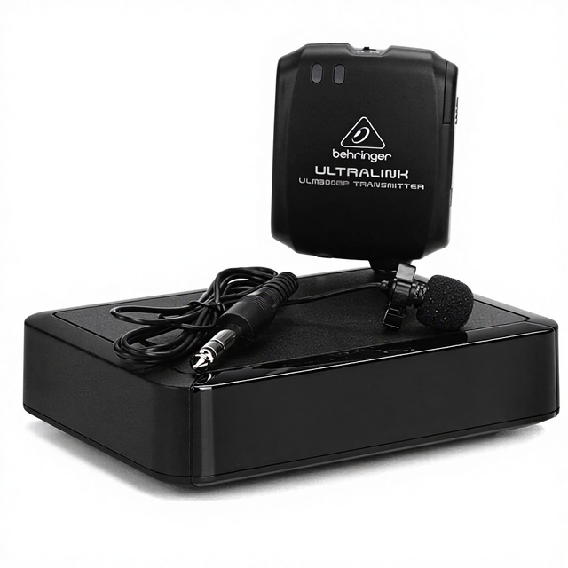 Behringer ULM300LAV Wireless Hands-Free Lavalier Microphone System for Public Address Systems & Presentations