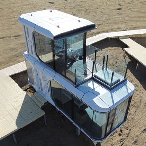 Casa Prefabricada, Villa Moderna con Estructura de Acero Ligero, Uso Hotelero, Cabaña Móvil Integrada, Alta Resistencia al Viento, Solución Completa para Proyectos - Product Image 3