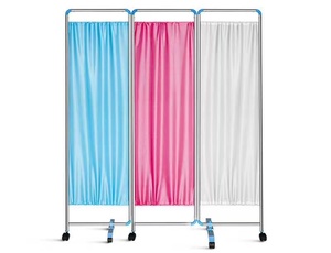 Barrera de cama Push-Pull de polea móvil de pared de partición plegable de pantalla médica de acero inoxidable moderna para hospitales de tratamiento de belleza - Product Image 6