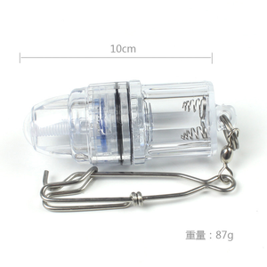 Luz de pesca de gota profunda subacuática LED azul impermeable de 4,3 pulgadas con <span class=keywords><strong>Clip</strong></span> de palangre intermitente/parpadeante para carpa de 2.100 pies - Product Image 3