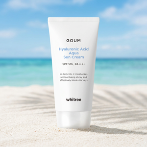 Whitree Goum Hyaluronic Acid Aqua Sun <b>Cream</b> High SPF Sunscreen <b>Sunblock</b> Skin Care Whitening Protects Your Skin - Product Image 3