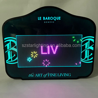 Exhibidor de Botellas de Champán VIP con Logotipo Personalizado, Presentador de Botellas con Pantalla LED Programable por APP, Letrero con Mensajes Desplazables para Bares y Discotecas