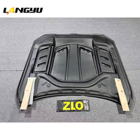 Accessoires extérieurs LANGyu 2021+ M3 G80 M4 G82 G83 Style ZLO Capot avant en fibre de carbone sèche pour BMW