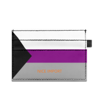 Demifluid Rainbow Slim Doppelseitig bedruckter Kartenhalter, tragbarer Kreditkartenhalter aus PU-Leder für Männer und Frauen