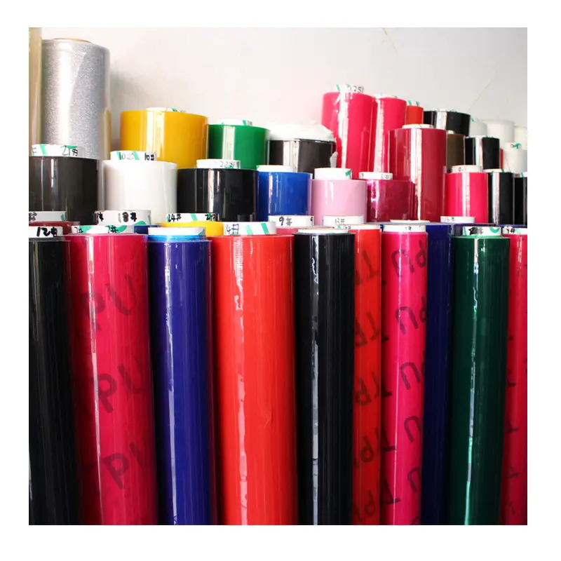 Environmentally Friendly color transparent TPU Film Multi Colored Polyurethane Film Roll for bag and clothes