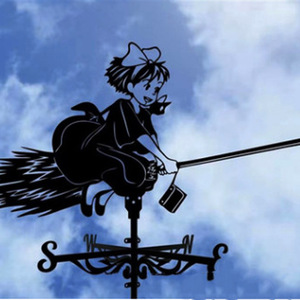 Creative <strong>Weather</strong> <strong>Vane</strong> Metal Weathervane Garden Stake <strong>Wind</strong> Direction Indicator for House Garage Cupola Barn - Product Image 2