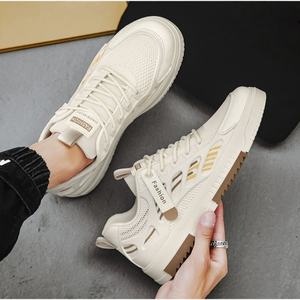 Zapatos Deportivos de Primavera para Hombre, Suela Gruesa, Malla Transpirable, Ligeros, Casuales, Suela Suave, Zapatos para Correr al Aire Libre - Product Image 4