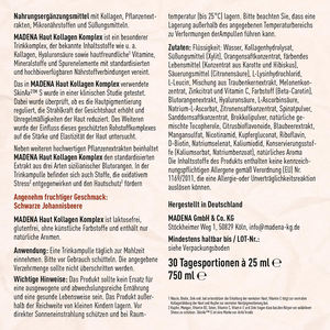 Collagène et acide hyaluronique de haute qualité, sans OGM, sans gluten, liquide oral pour améliorer les conditions cutanées et réduire les rides - Product Image 3