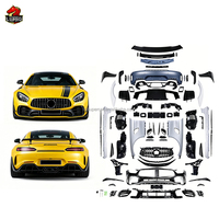 Prix d'usine - Kit carrosserie large en fibre de carbone sèche GTR PRO + matériau PP pour Mercedes Benz AMG GT GTC GTS - Pare-chocs et kit carrosserie