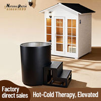 Mini-bain froid portable moderne pour la thérapie par le froid, la remise en forme et la récupération, avec ozone, refroidisseur, Wi-Fi, 1 CV, écologique, pour immersion