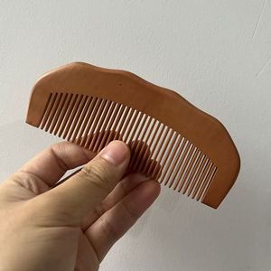 <b>Creative</b> <b>Gift</b> Peachwood Hair Comb Anti Static Biodegradable Wood Comb for Women - Product Image 3