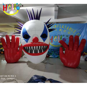 Décoration de cour géante terreur Halloween décoration clowns tueurs gonflables - Product Image 5