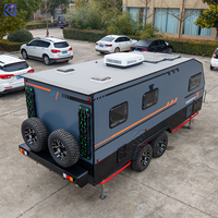 CAMPTRL 2026 Grande caravane familiale 6 places, camping-car de luxe, caravane tout-terrain en fibre de verre