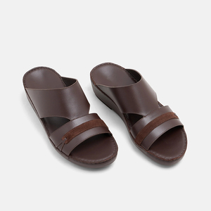 Sandalias Árabes Personalizadas para Hombre, de Cuero Italiano de Primera Calidad, Pantuflas Cómodas, Fábrica de Calzado Árabe, Lujo de Oriente Medio - Product Image 3