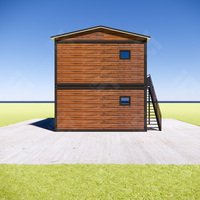 Préfabriqué Mobile En Acier 20 pieds 30 pieds 40 pieds Pliant Extensible Petite Maison Préfabriquée Nouveau Modulaire Pod Double Étages Étages De Luxe