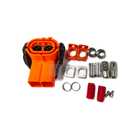 Haute tension batterie pôle 200A véhicule électrique HVIL 2 POS à angle droit 2 broches prise cc