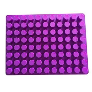 Khay Làm Đá Hình Trụ Mini 88 Lỗ Không BPA Khuôn Làm Bánh Pudding Kẹo Dẻo Sô Cô La Để Làm Đá Khuôn Làm Đá Hình Trụ Bằng Silicon - Product Image 1