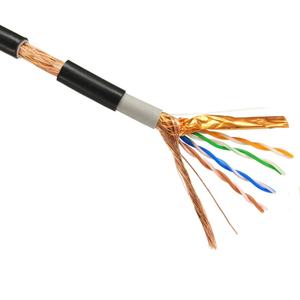 Cable de Red SFTP Cat5e para Exteriores, 23AWG, Cobre Sólido, Doble Blindaje, Revestimiento de PE, Resistente a los Rayos UV, Impermeable, Cable Ethernet para Exteriores - Product Image 2