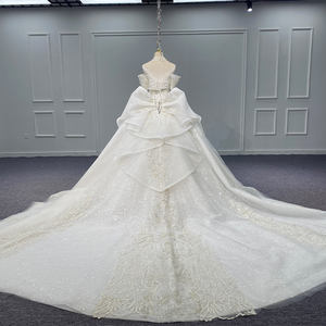 Robes de mariée vintage à col haut et à épaules dénudées pour femmes Jancember Mn155 - Product Image 4