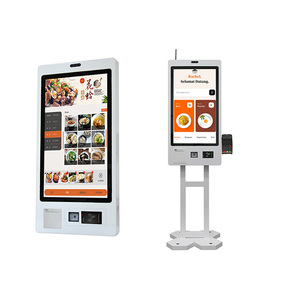 23.8inch cảm ứng tương tác tự dịch vụ kiosk hệ thống POS đặt hàng máy tự đặt hàng kiosk thanh toán cho nhà hàng - Product Image 1