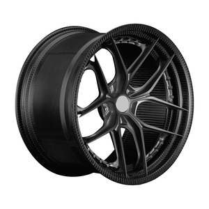 ล้อแม็กซ์คาร์บอนไฟเบอร์ฟอร์จแบบเต็มวง 2/3 ชิ้น ขนาด 18 20 นิ้ว 5x120 ดีไซน์ซี่ลวด น้ำหนักเบา สำหรับรถยนต์รุ่น 3 - Product Image 1