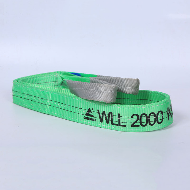 1 2 3 5 8 12t Flat Certificate 5 Ton Polyester Weaving Lifting Sling Webbing Lifting 500kg 300mm Sling Belt