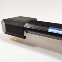 Lampes LED bleues antidérapantes N001 pour marches de cinéma, éclairage décoratif pour tapis d'escalier