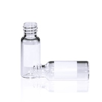 Flacon en verre transparent de 2mL, 12x32mm, à Base plate, 8 — 425, avec étiquette, livraison gratuite