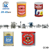Ligne de remplissage automatique de poudre à lever, ligne de conditionnement et d'emballage de poudre de cacao en bouteilles