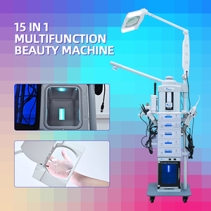 Máquina Facial Multifunción 15 en 1, Dermoabrasión con Diamantes, Pulverizador de Oxígeno, Hidrodermoabrasión, Limpieza Profunda, Cuidado de la Piel, Uso en Salón de Belleza y Spa - Product Image 4